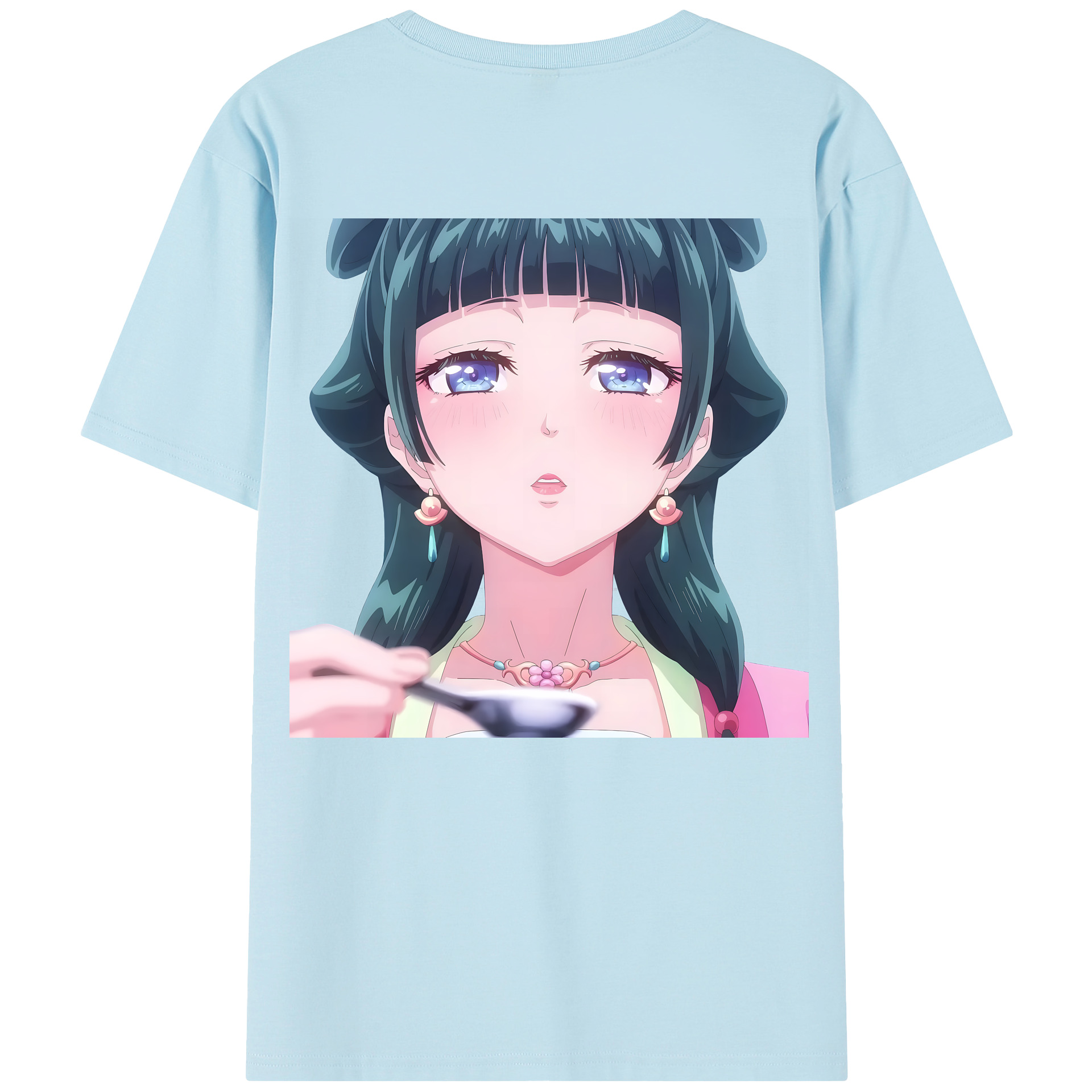 （画像用） 薬屋のひとりごと The Apothecary Diaries 綿100％半袖Tシャツ（背面プリント）